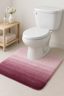 Tapis de bain u doux absorbant antiderapant toilettes