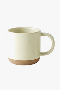 Tasse a cafe ceramique mouchetee style retro moderne