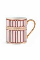 Tasse a cafe ceramique style luxueux marbre dore