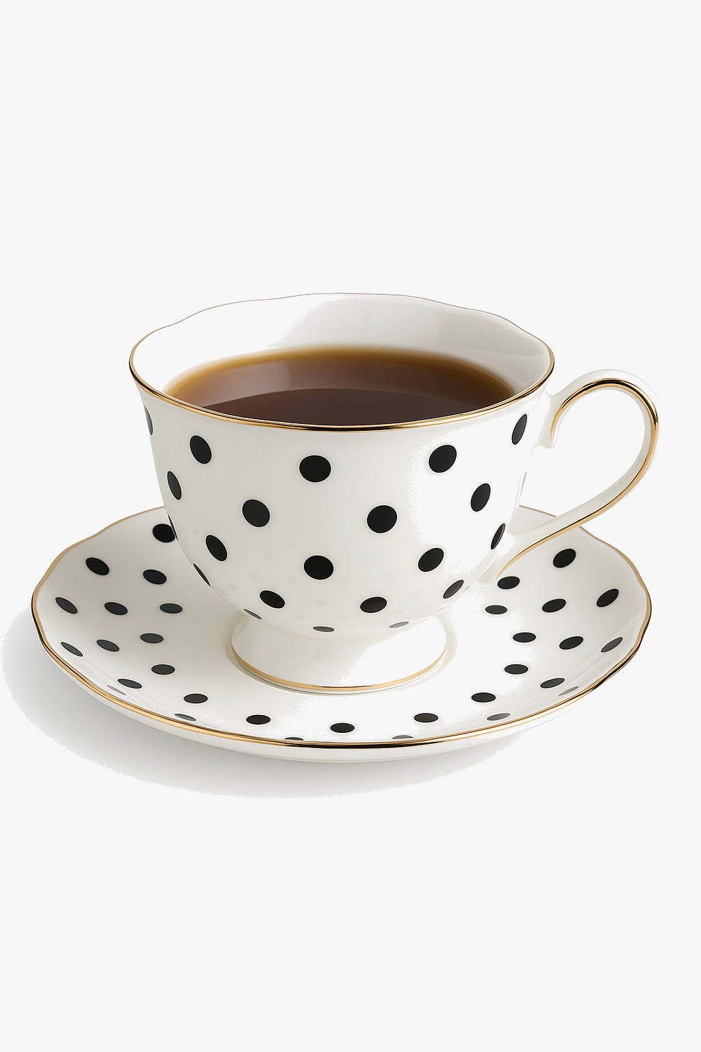English fine bone china tea set hand-painted