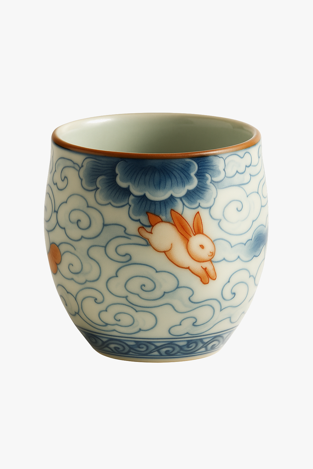 Tasse a the ceramique ruyao style chinois degustation