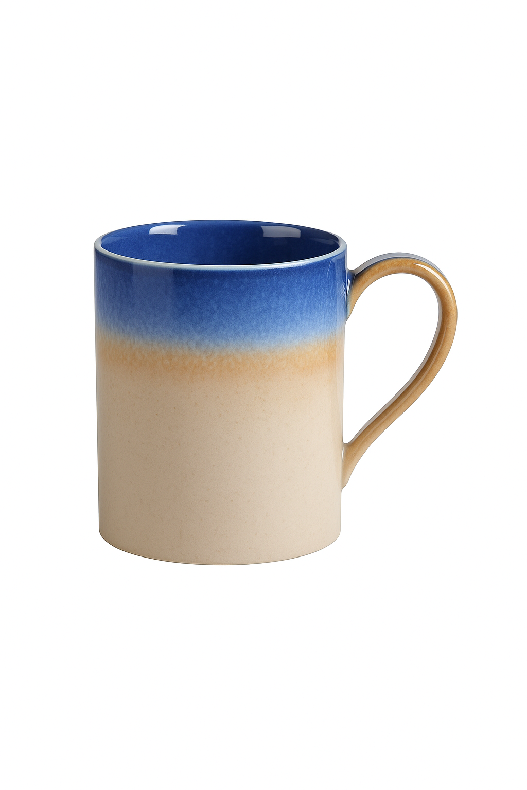 Tasse artisanale céramique style rétro rustique café thé - vue 2 sur 2
