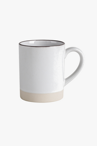 Tasse artisanale retro en ceramique style rustique