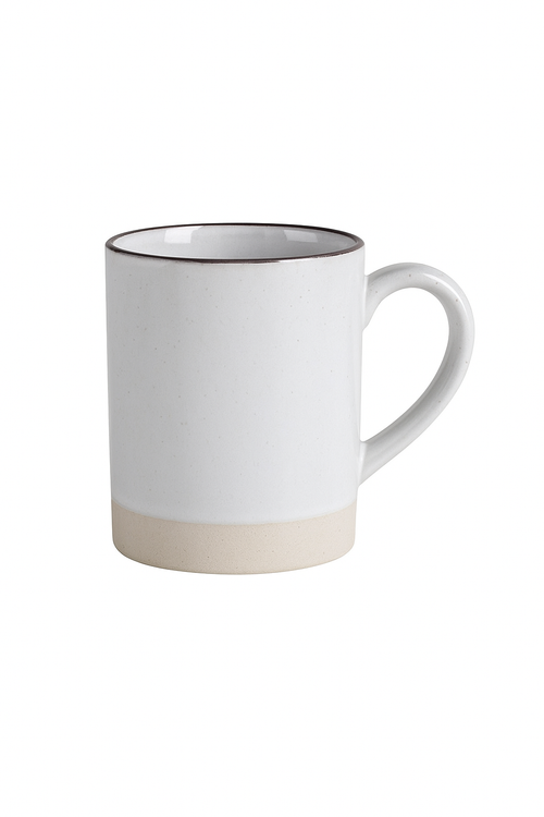 Tasse artisanale retro en ceramique style rustique