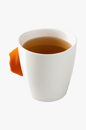 Modern ceramic mug with climbing-inspired handle for home or office