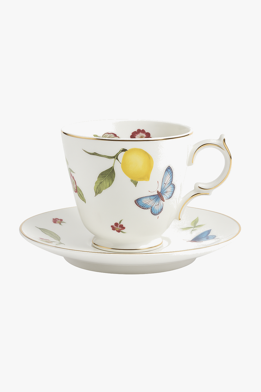 Tasse céramique style européen motif citron élégant