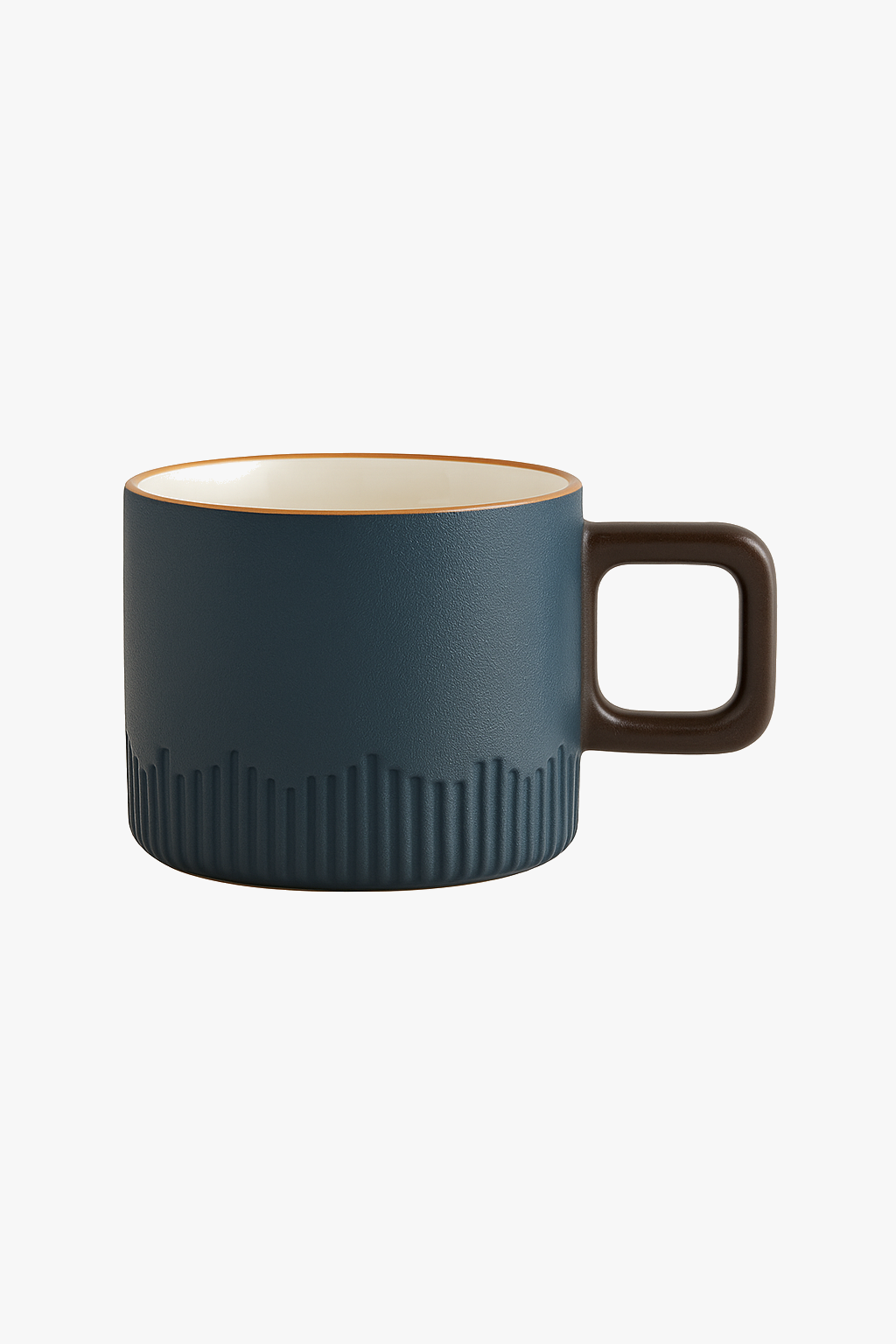 tasse cafe ceramique vintage artisanale anse bois