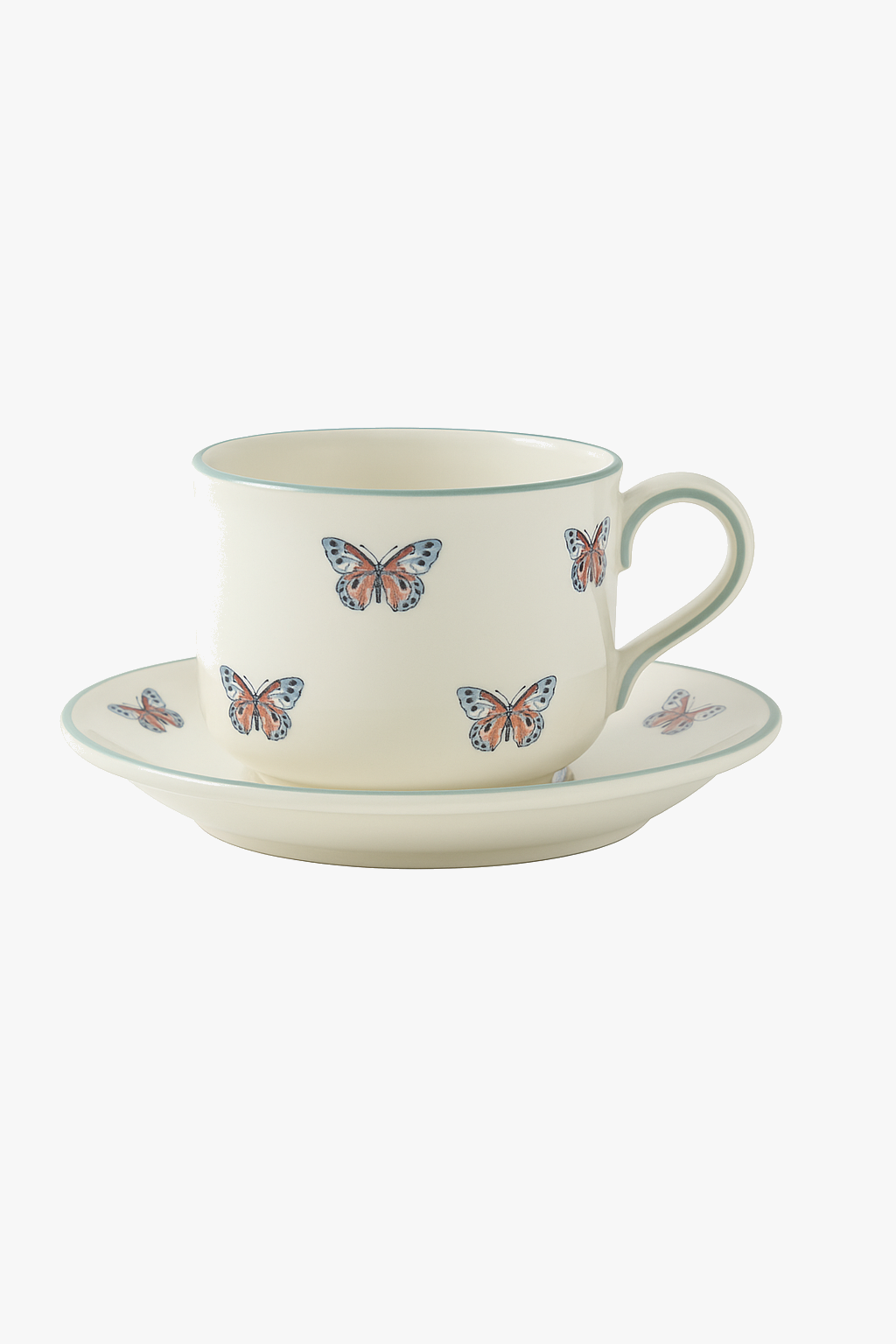 Ceramic teapot London Pottery animal and butterfly with infuser