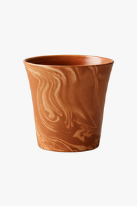 Tasse ceramique motif torsade fait main pratique