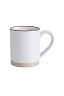 Tasse en ceramique artisanale retro style brut cafe