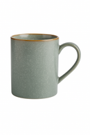 Tasse en céramique artisanale style rétro brut café