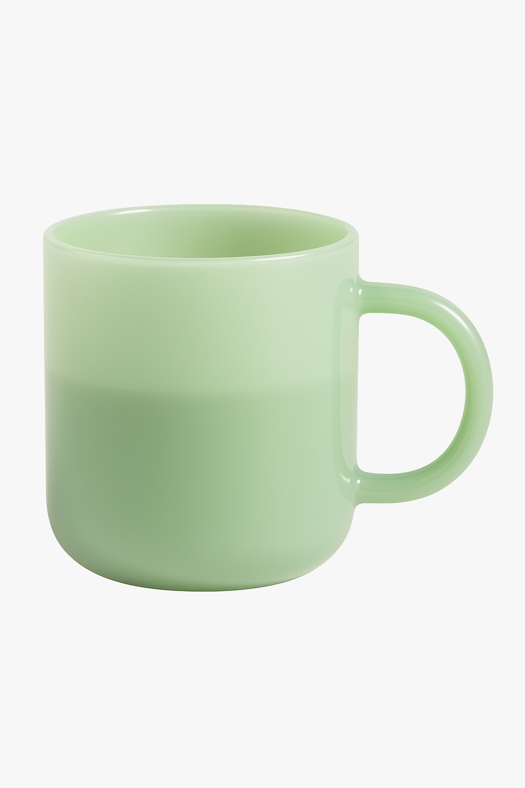 Tasse retro en verre style saphir borosilicate