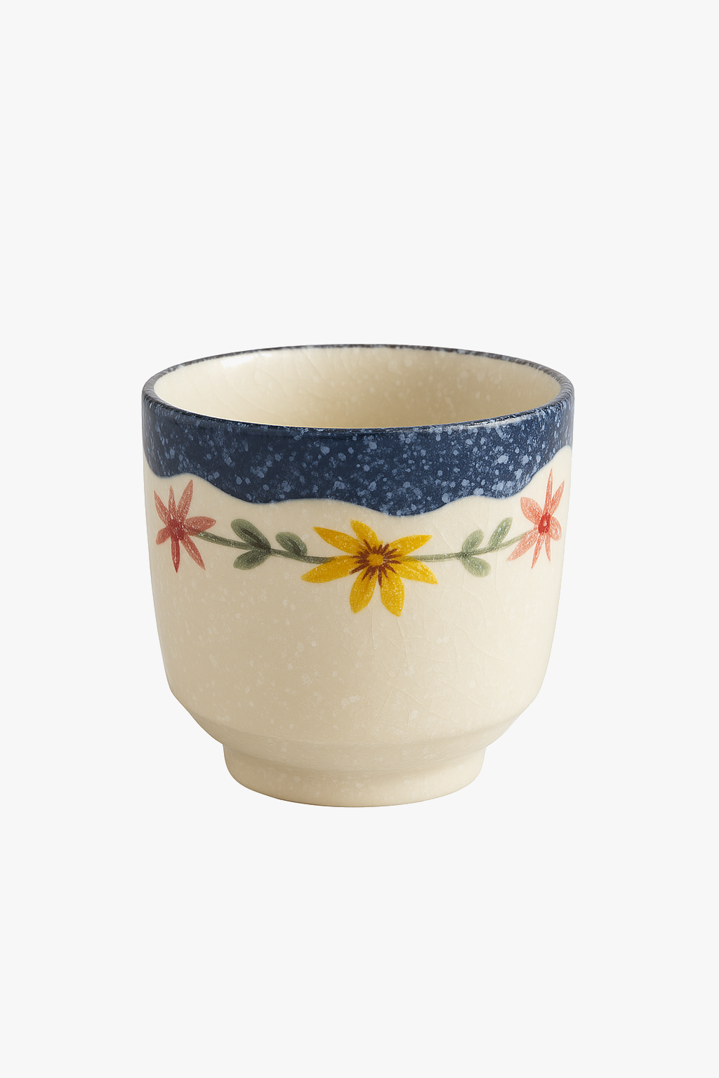 Tasse saké yunomi céramique peinte main japonaise