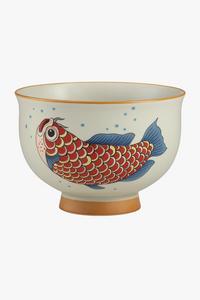 Tasse à thé céramique style chinois motif arowana