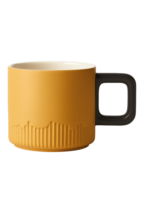 Tasse thé céramique dégradé mini anse style minimaliste