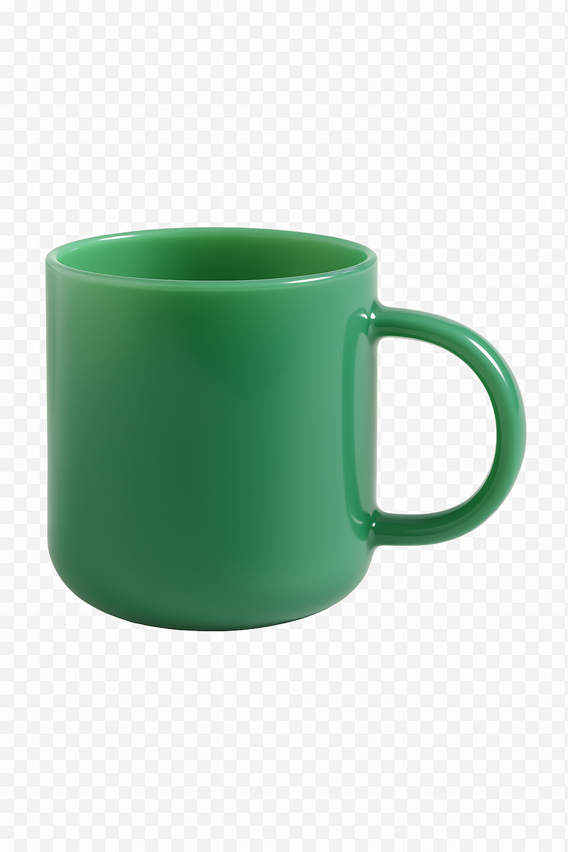 Tasse verre borosilicate style retro saphir resistante chaleur