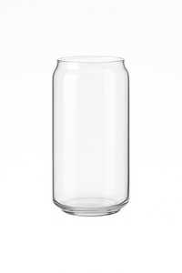Tasse verre canette couvercle bambou paille borosilicate