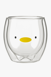 tasse verre double paroi motif animaux 3d mignons