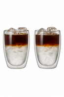 Tasses double paroi verre isolant artisanales café expresso