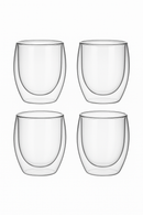 Tasses expresso double paroi verre 80ml ensemble isotherme