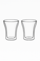 Tasses expresso double paroi verre 80ml lot