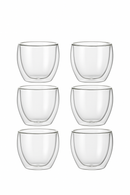 Tasses expresso verre double paroi isolante 80 450ml