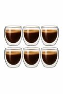 Tasses verre double paroi isolantes cafe expresso 250ml