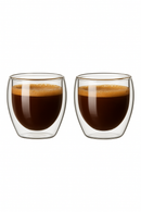 Tasses verre double paroi isolantes expresso thé artisanales