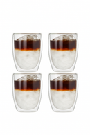 Tasses verre double paroi isolantes style moderne cafe