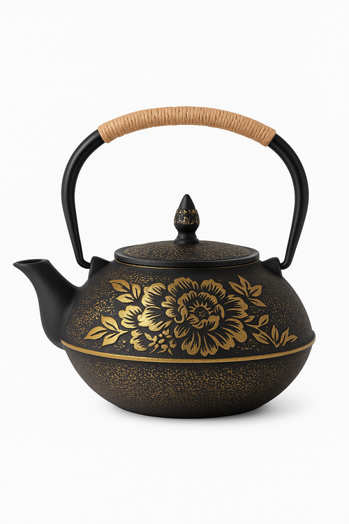 Teiere japonaise fonte emaillee avec infuseur 800ml - vue 3 sur 2