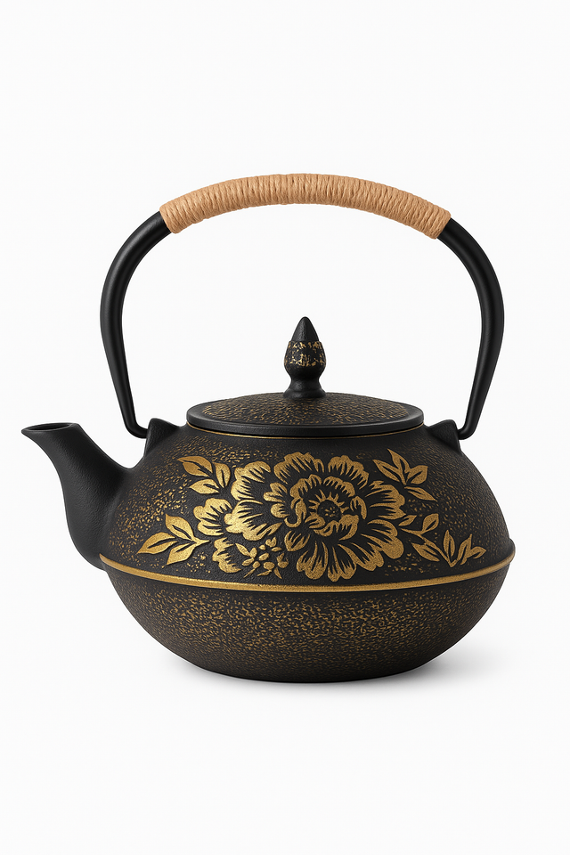 Teiere japonaise fonte emaillee avec infuseur 800ml