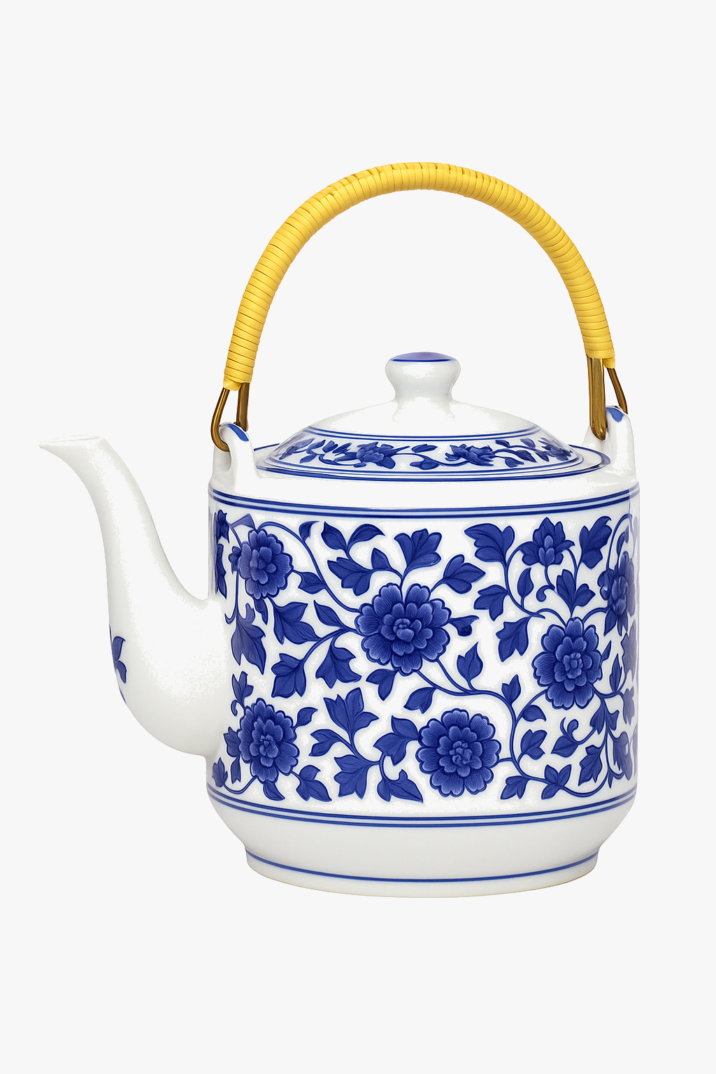 Jingdezhen ceramic teapot large capacity traditional Chinese patterns