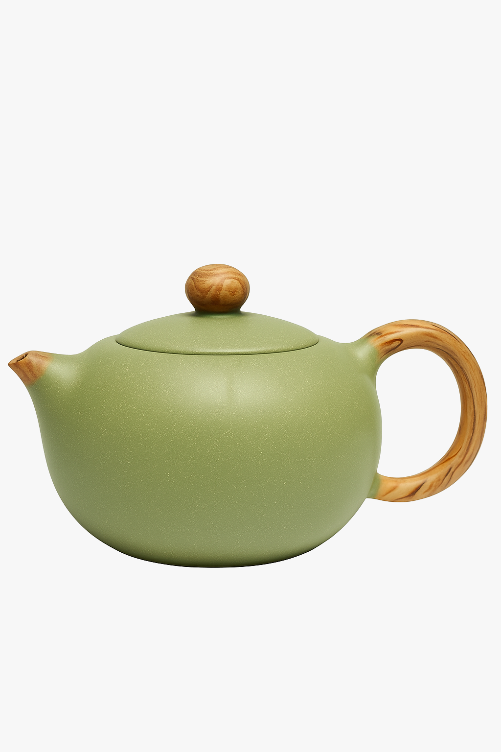 Handmade yixing clay teapot with lotus motif