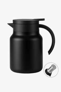 Large capacity stainless steel teapot with thermal insulation and fast infusion