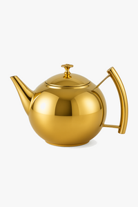 Thick stainless steel teapot with infuser 1.5 l
