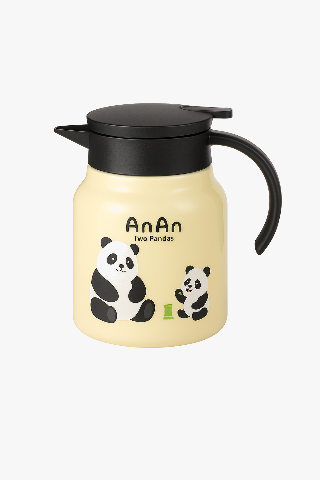 Panda insulated stainless steel teapot 1l large capacity