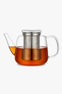 Borosilicate glass teapot 1.5l with removable stainless steel infuser