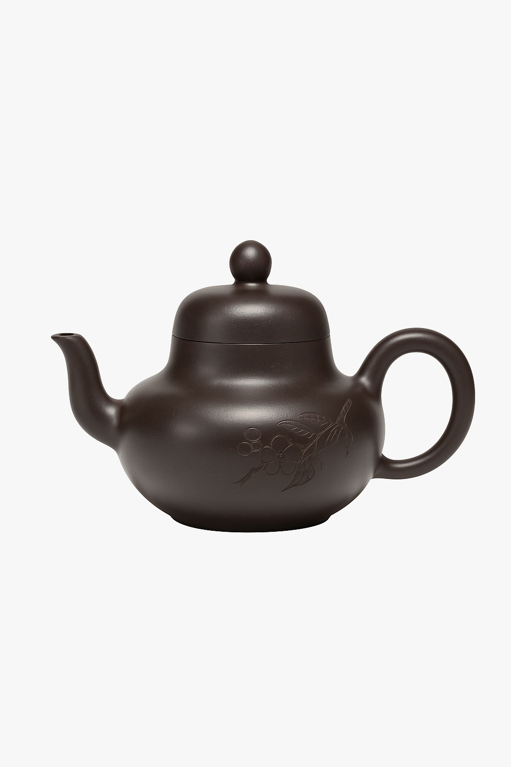 Handcrafted yixing purple clay teapot 180 ml