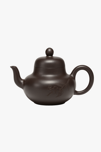 Théière yixing artisanale en argile violette 180ml