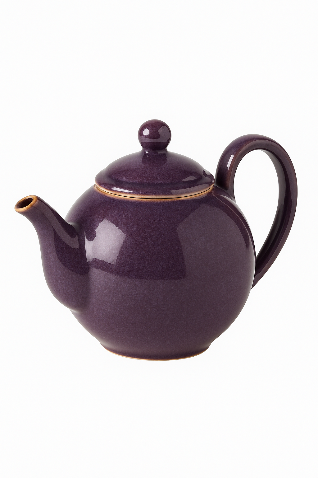 Théière artisanale ru kiln avec infuseur puer - vue 2 sur 2