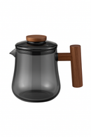 Theiere cafetiere verre portatif set tasses puer moderne