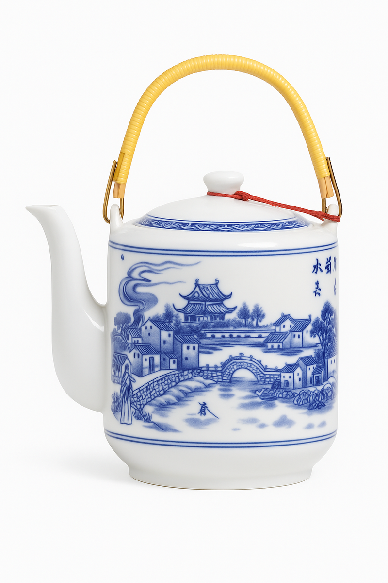 Théière céramique jingdezhen grande capacité style chinois porcelaine