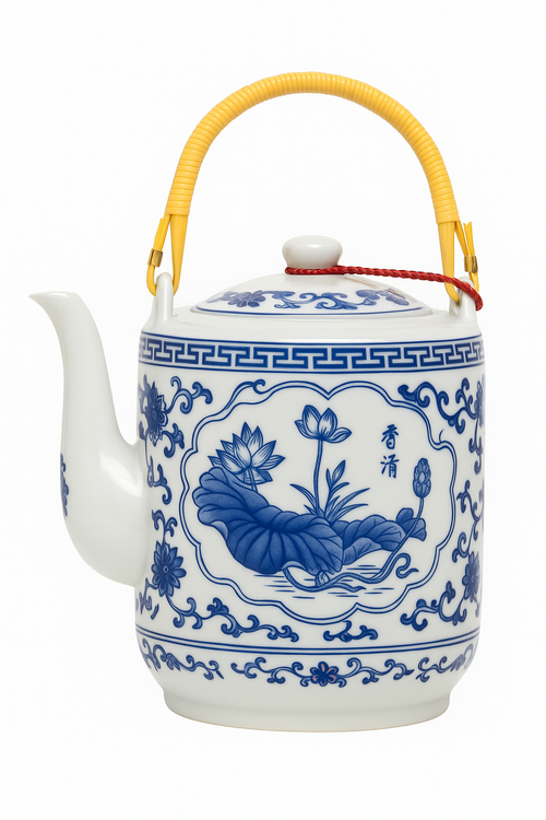 Théière céramique jingdezhen grande capacité style chinois traditionnel - vue 3 sur 2
