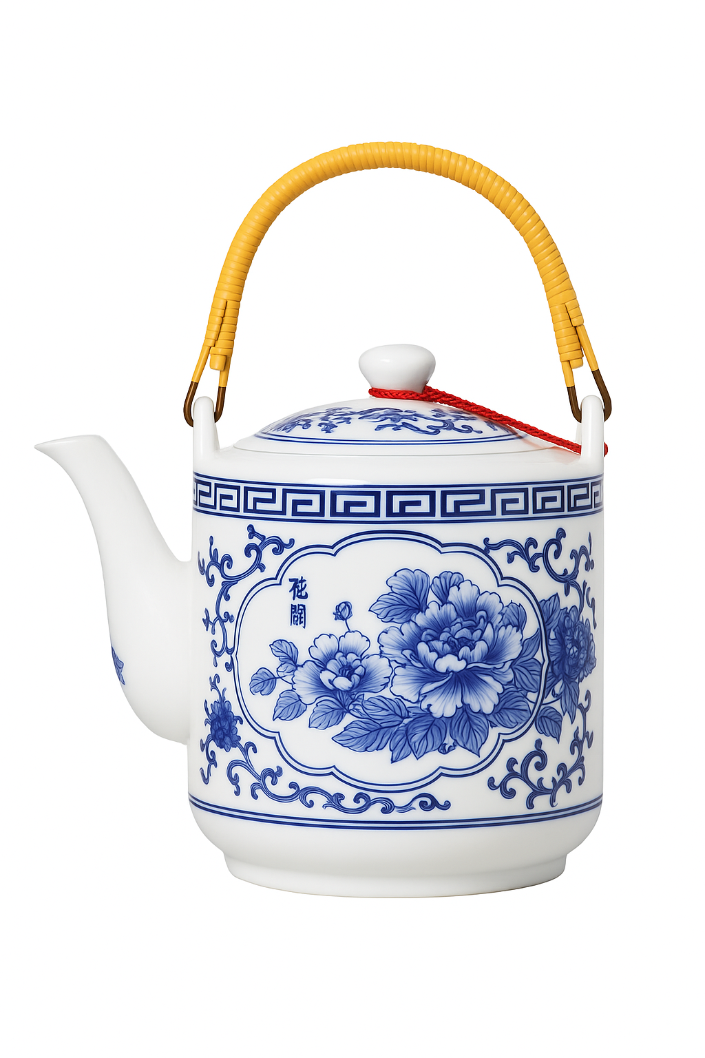 Théière céramique jingdezhen style chinois grande capacité - vue 2 sur 2