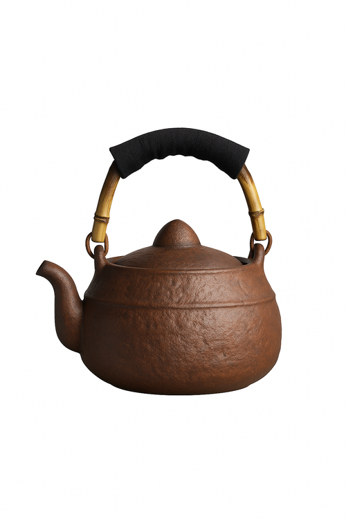 Théière céramique style roche zen chinoise artisanale individuelle - vue 3 sur 2