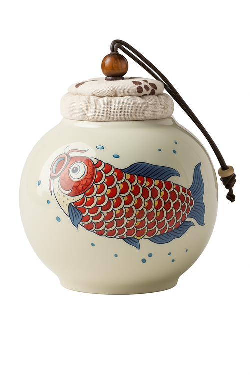 theiere chinoise ceramique arowana retro gongfu 150ml - vue 3 sur 2