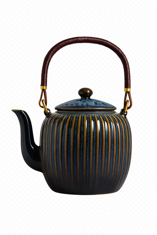 Théière chinoise céramique avec filtre style traditionnel 800ml - vue 3 sur 2