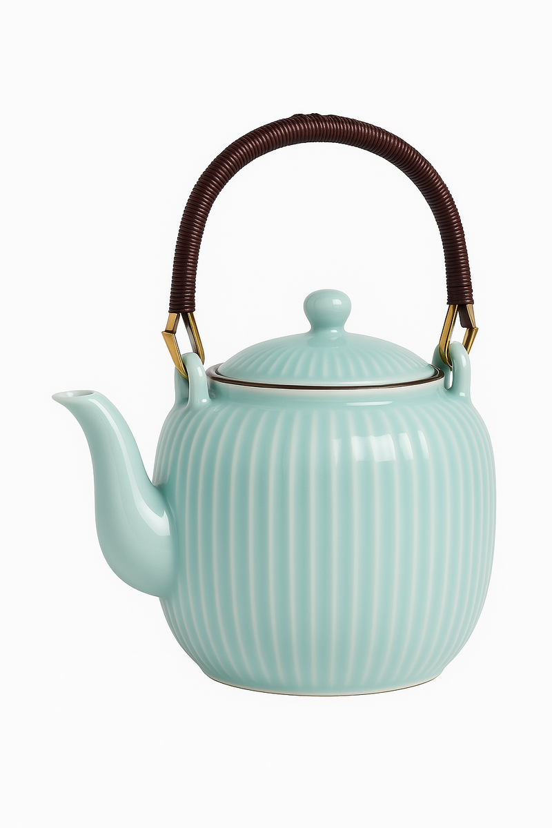 Théière chinoise en porcelaine avec filtre 800 ml