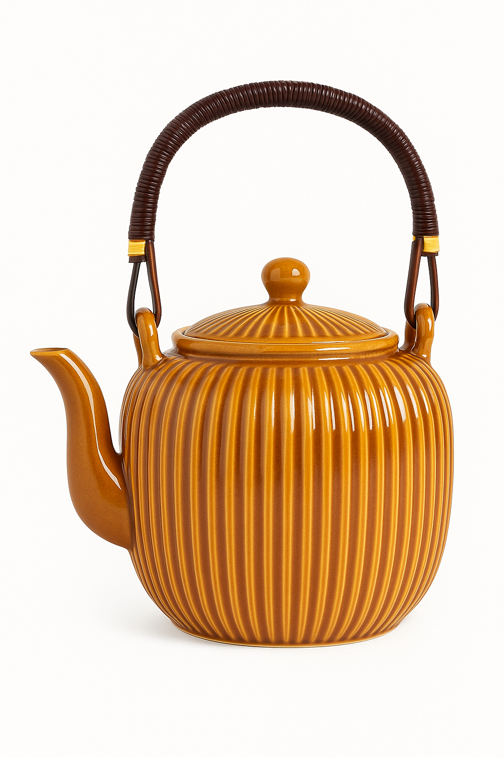 Théière chinoise en porcelaine avec filtre 800ml - vue 2 sur 2