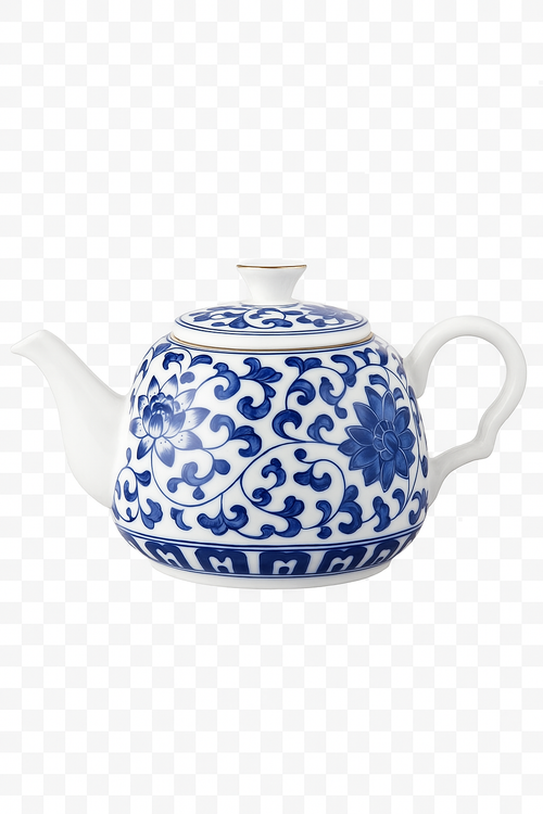 Théière chinoise porcelaine artisanale motifs traditionnels 200ml portable - vue 3 sur 2